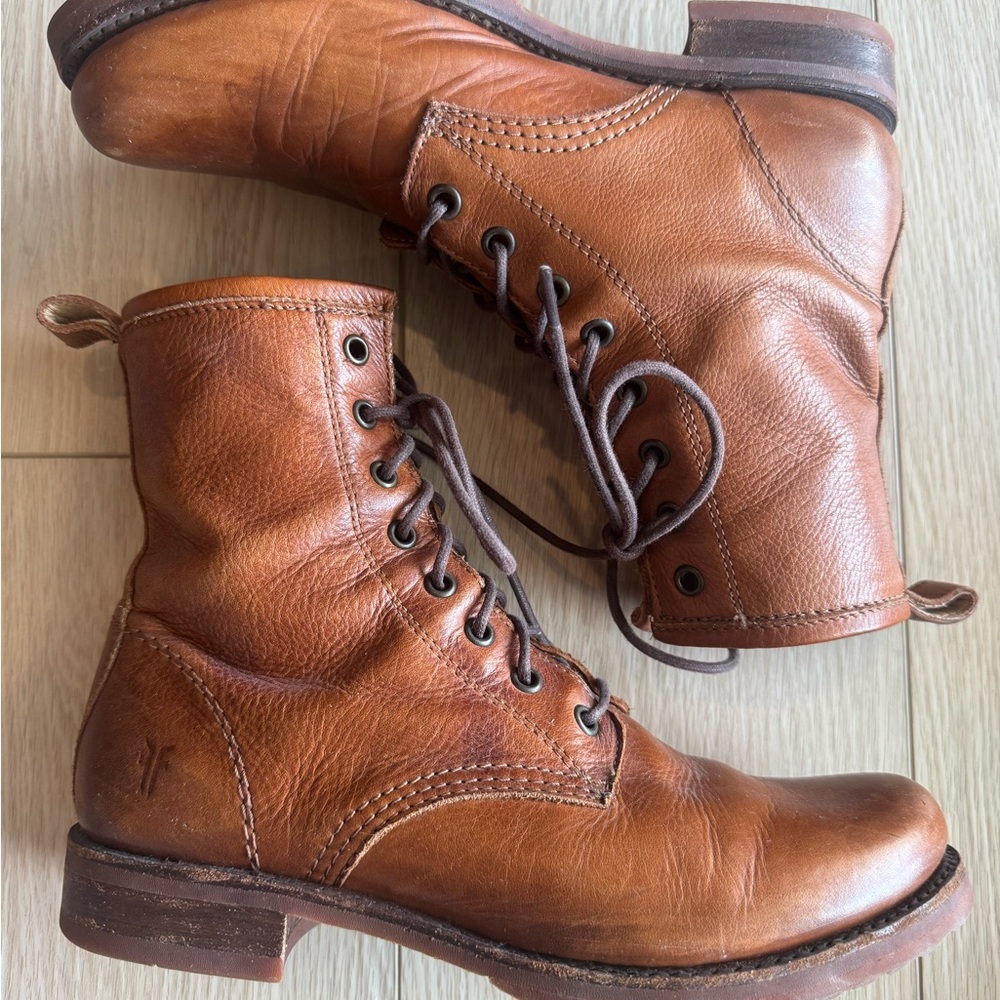 Frye Veronica Combat leather boots - Picture 4 of 8